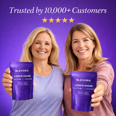 Lion's Mane Caffeine &  L-Theanine capsules