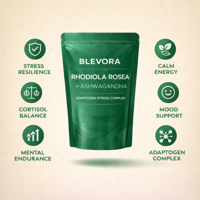 Rhodiola Rosea + Ashwagandha capsules
