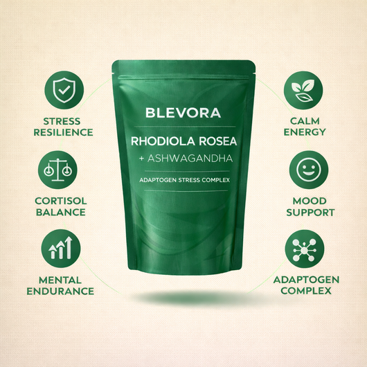 Rhodiola Rosea + Ashwagandha capsules