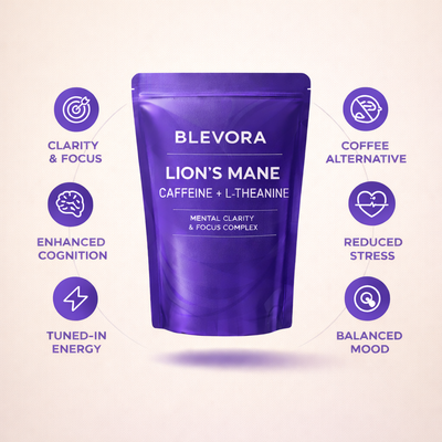 Lion's Mane Caffeine &  L-Theanine capsules